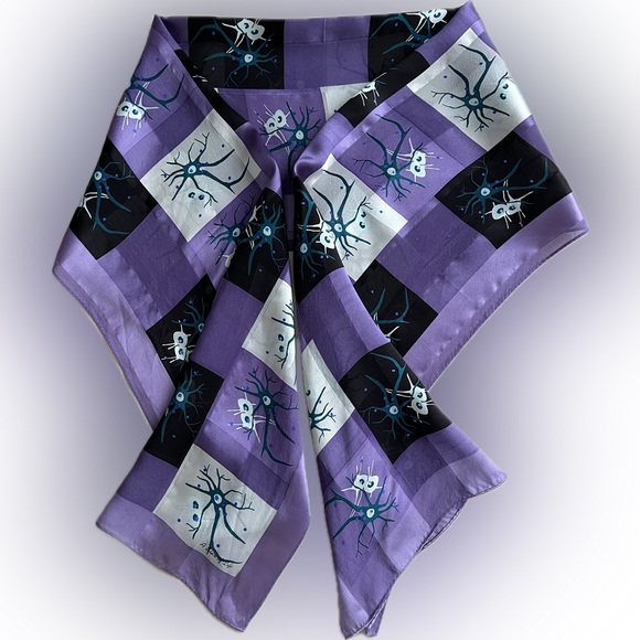 🔬Cellular Biology / Biologist 100% Silk Oblong Scarf | Cells | Cell Structure - Picture 14 of 17